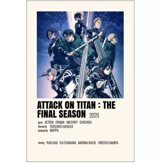 پوستر مدل انیمه اتک ان تایتان Attack on Titan کد 172